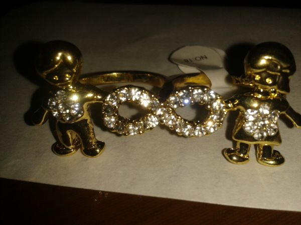 Anel Duplo menino e menina